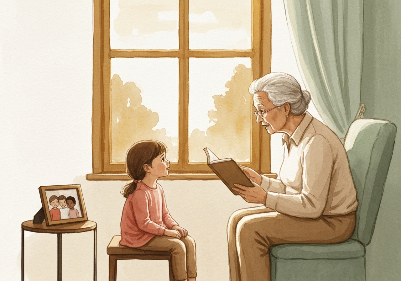 Memorial branch illustration